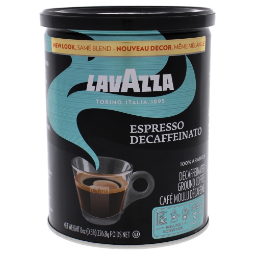 Espresso Decaffeinato Medium Roast Ground Coffee by Lavazza for Unisex - 8 oz Coffee