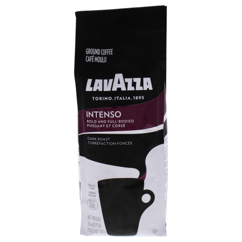 Intenso Dark Roast Ground Coffee by Lavazza for Unisex - 12 oz Coffee