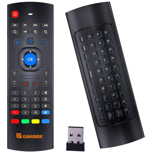 Air Mouse Remote for Android tv Box, MX3 Pro Wireless Keyboard 2.4G Smart TV Remote with Motion Sensing Game
