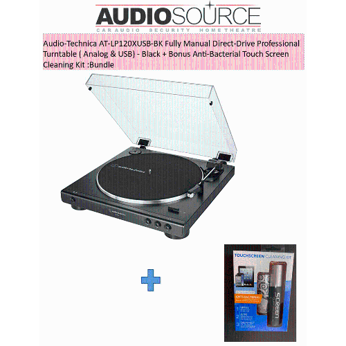 Audio-Technica LP120XUSBBK Platine Vinyle à Entraînement Direct (Analogue &  Usb) Noir