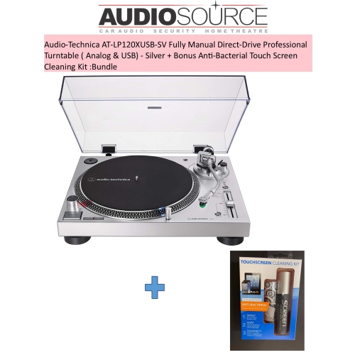 Audio-technica - AT-LP120XUSB Platine vinyle à entraînement direct - Argent  - Platine vinyles