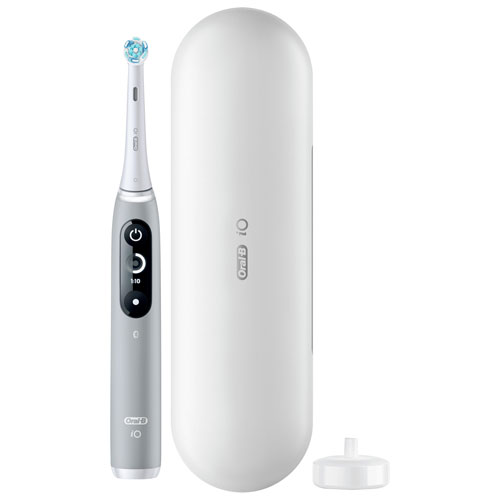 Oral-B iO Series 6 Smart Electric Toothbrush - Grey Opal | Best Buy 