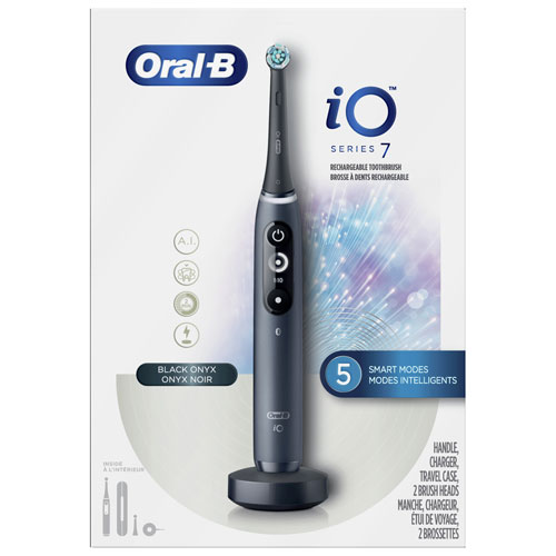 Oral-B iO Series 7 Smart Electric Toothbrush - Black Onyx