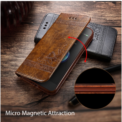 Étui-portefeuille magnétique en cuir avec béquille magnétique à rabat de DORNA pour Galaxy NOTE 20 de Samsung - Gris