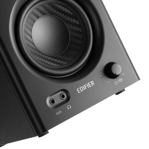 Edifier MR4 Powered Studio Monitor Speakers, 4" Active Near-field Monitor Speaker - Black