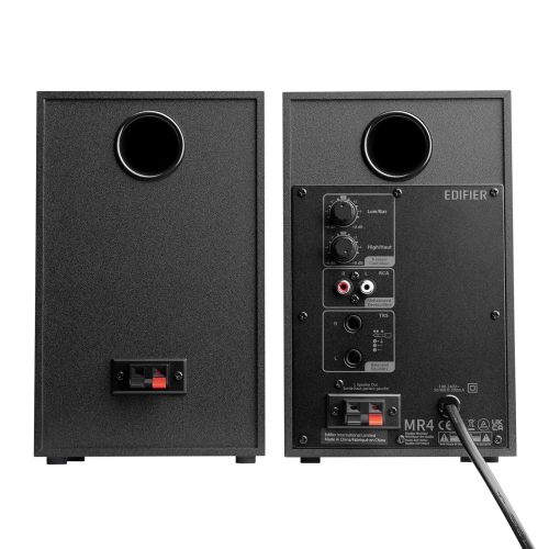 Edifier MR4 Powered Studio Monitor Speakers, 4" Active Near-field Monitor Speaker - Black