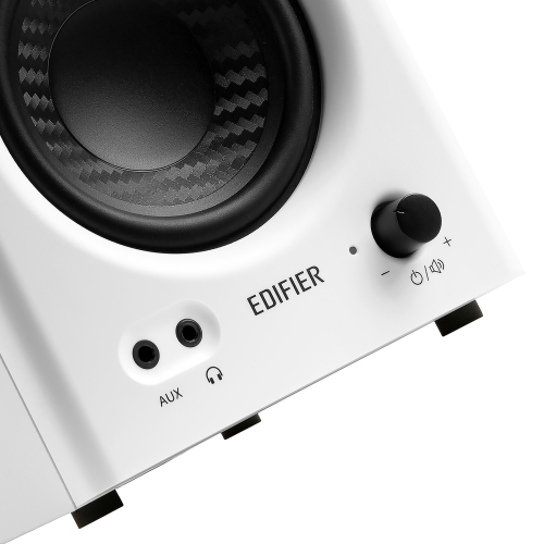 Edifier MR4 Powered Studio Monitor Speakers, 4" Active Near-field Monitor Speaker - White