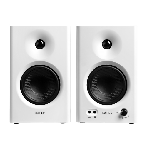 Edifier MR4 Powered Studio Monitor Speakers, 4" Active Near-field Monitor Speaker - White