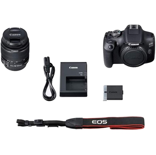 Canon EOS 2000D DSLR Camera (International Model) with 18