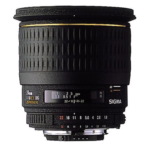 Sigma 24mm f/1.8 EX DG Aspherical Macro Large Aperture Wide Angle Lens for  Minolta and Sony SLR Cameras (International
