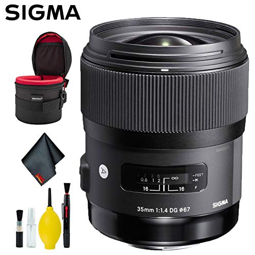 Sigma 35mm f/1.4 DG HSM Art Lens for Nikon F Deluxe Bundle