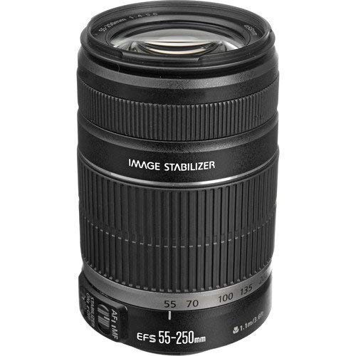 Canon EF-S 55-250mm f/4-5.6 is Telephoto Zoom Lens - 55mm to 250mm