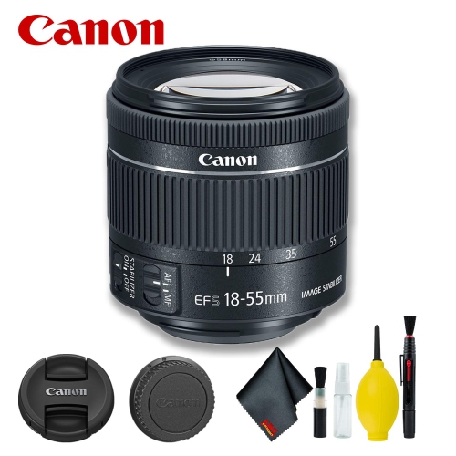 Canon EF-S 18-55mm f/4-5.6 is STM Lens (International Model) Basic 