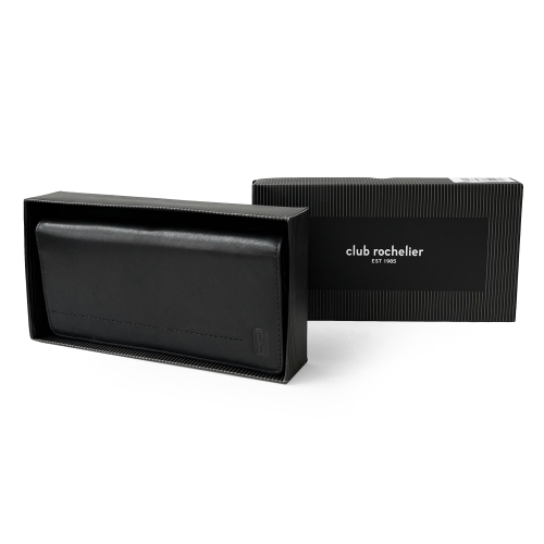 Club Rochelier Expander Clutch Wallet Black