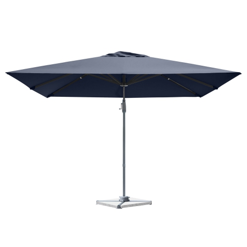 Gymax 10FT Square Offset Patio Umbrella Outdoor Aluminum Cantilever Umbrella