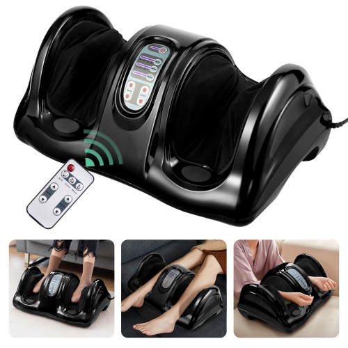 Gymax Rolling Foot Massager Shiatsu Foot Massage Machine w/ Remote Control