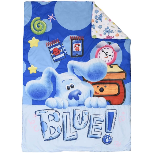Blue's Clues Toddler Bedding Set 3 Piece Set for Kids With Reversible Comforter