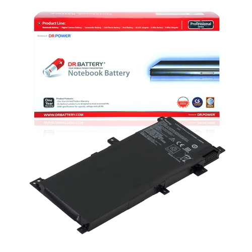 DR. BATTERY  - Replacement for Asus X455Lj-3E / X455Lj-3F / X455Lj-3G / X455Lj-3H / C21N1401 / C21Ni401 / Pp21At149Q-1 / 21Cp4 [7.6V / 4868Mah /