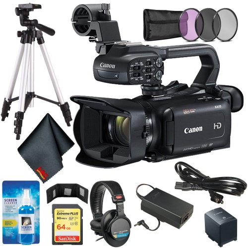 Canon XA15 Compact Full HD Camcorder w/Headphone