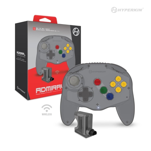 HYPERKIN  Admiral Premium Bluetooth Controller for N64® (Space Black)