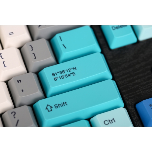 Varmilo Summit R2 - Wired Mechanical Keyboard, White Backlit, EC Ivy Switch, PBT Keycaps, Full Size, Black