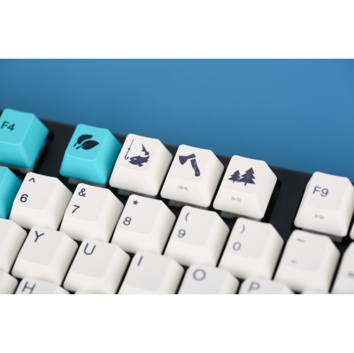 Varmilo Summit R2 - Wired Mechanical Keyboard, White Backlit, EC Daisy Switch, PBT Keycaps, TKL, Black