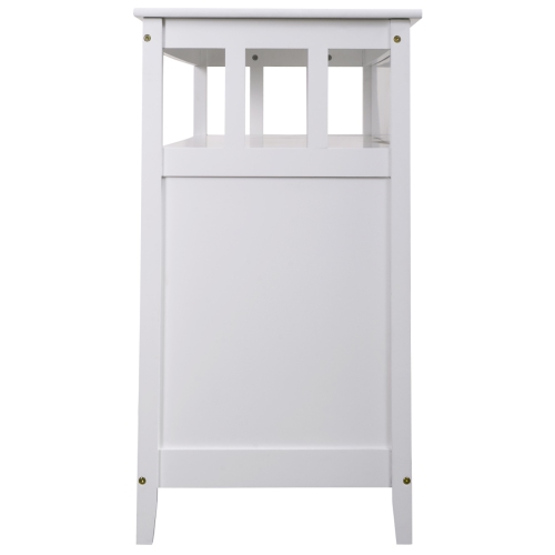 Topbuy Modern Kitchen Storage Cabinet Buffet Server Table Sideboard Dining Wood White