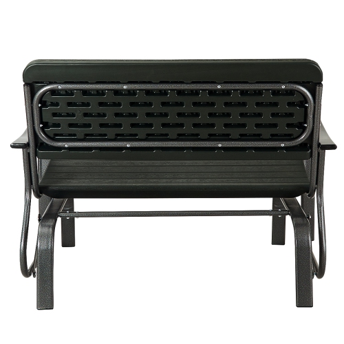 Topbuy Outdoor Patio Steel Bench Loveseat Garden Seat