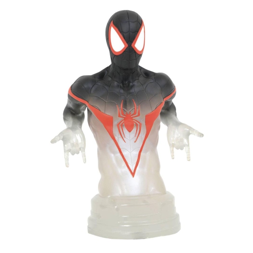 MARVEL  Collectible 7 Inch Bust Statue Exclusive - Camouflage Miles Morales Sdcc
