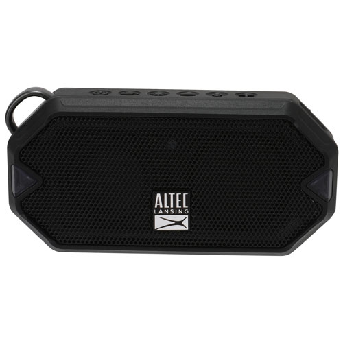 Altec Lansing HydraMini Waterproof Bluetooth Wireless Speaker - Black/Royal Blue - Open Box