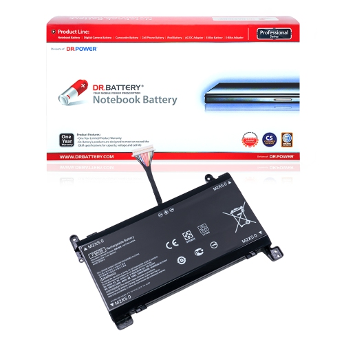 Image 1 de 8.. DR. BATTERY Remplacement pour HP Omen 17-AN042 17-AN043 17-AN044 17-AN047 FM08XL HSTNN-LB8A HSTNN-LB8B TPN-Q195 [14.4V / 86Wh] **Livraison gratuite**