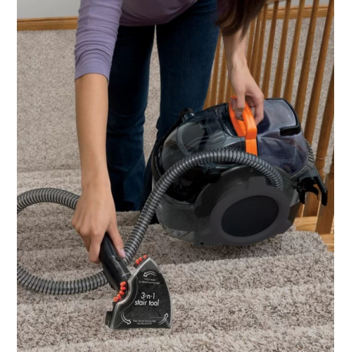 Canister Vacuum.Bissell SpotClean Professional Canister Vacuum