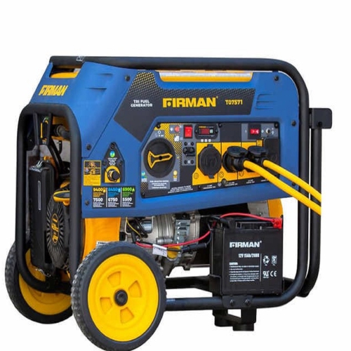 FIRMAN  Trifuel Generator, 32.1'x 24.4"x 22.2", 8 Gallon, 9400 W Portable Trifuel Generator, 74 Db