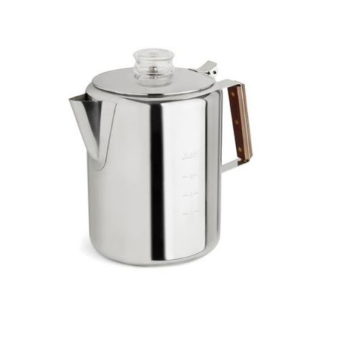 Percolator Coffee Pot.TOPS, Rapid Brew Stainless Steel Stovetop Percolator Coffee Pot, 12-Cup