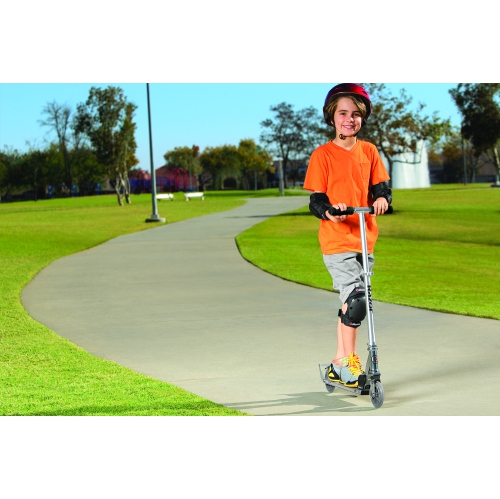 Razor A3 Clear Kick Scooter with Wheelie Bar