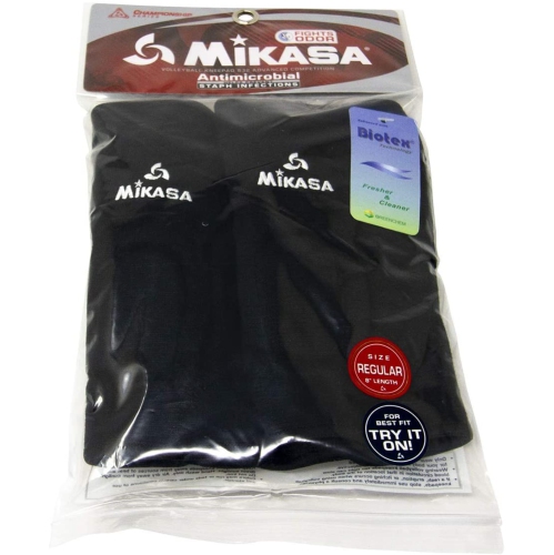 Mikasa 832 Series Antimicrobial Advanced Competition Knee Pads - Senior Size, Black