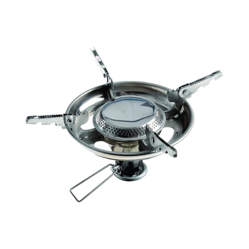 Martin MSI-12l Portable Backpacking Stove - Isobutane Gas Camping Burner with Large Brackets, Outdoor Cooking