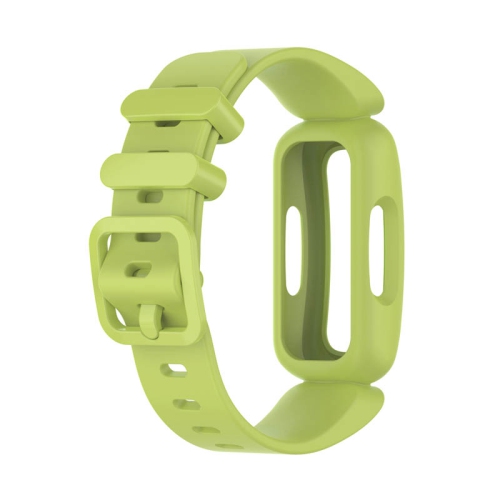 StrapsCo Soft Silicone Rubber Watch Band Strap for Fitbit Ace 3 - Lime Green