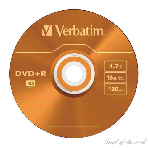 [10 PACK ] VERBATIM 43556 DVD+R COLOR SLIM PACK 5