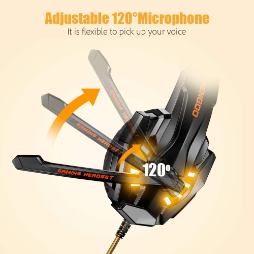 G9000 Pro Professional Noise Cancelling Gaming Headset for for PS4, PC, Xbox One Controller