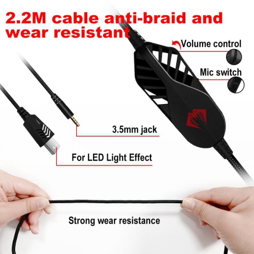 Gaming Headset G9000Max White with Noise Isolating 120° Adjustable Omnidirectional Mic 40mm Driver