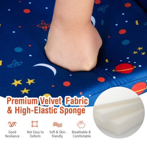 Canapé-lit 2-en-1 convertible pour enfants Gymax