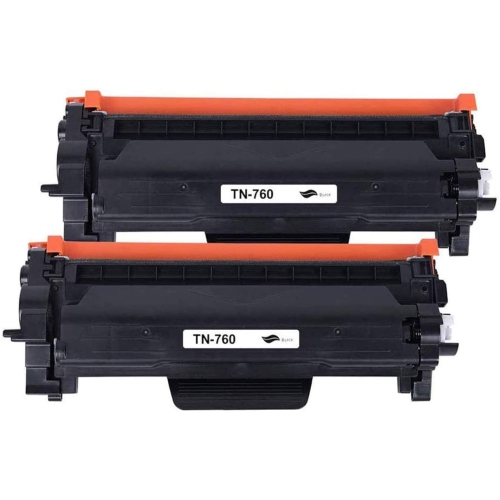 A-Z ELECTRONICS  Compatible Tn760 Tn-760 Tn760 High Yield Toner Cartridge for Brother Dcp-L2550Dw Hl-L2350Dw In Black