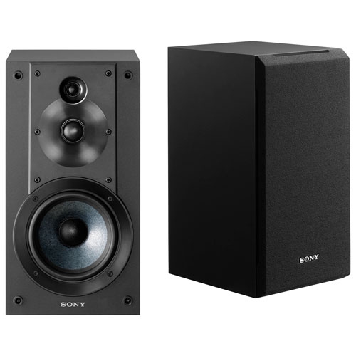 Sony SS-CS5 100-Watt Bookshelf Speaker - Pair - Black - Open Box