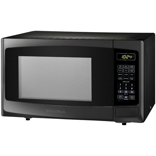 Open Box - Insignia 0.9 Cu. Ft. Microwave - Black