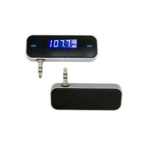 Émetteur FM sans fil 3,5 mm avec écran ACL pour MP3 MP4 iPod iPhone mains libres