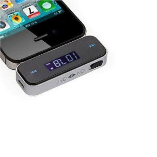 Émetteur FM sans fil 3,5 mm avec écran ACL pour MP3 MP4 iPod iPhone mains libres