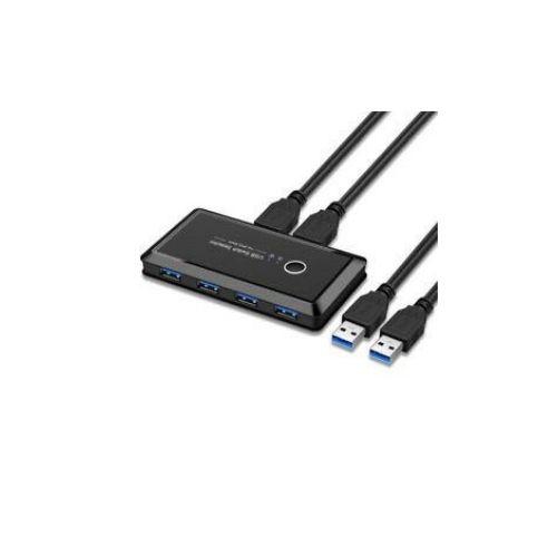 Commutateur de partage/sélecteur USB 3.0 2 partage d’ordinateur 4 USB 3.0 appareils KVM