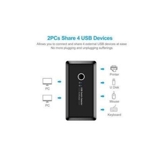 Commutateur de partage/sélecteur USB 3.0 2 partage d’ordinateur 4 USB 3.0 appareils KVM