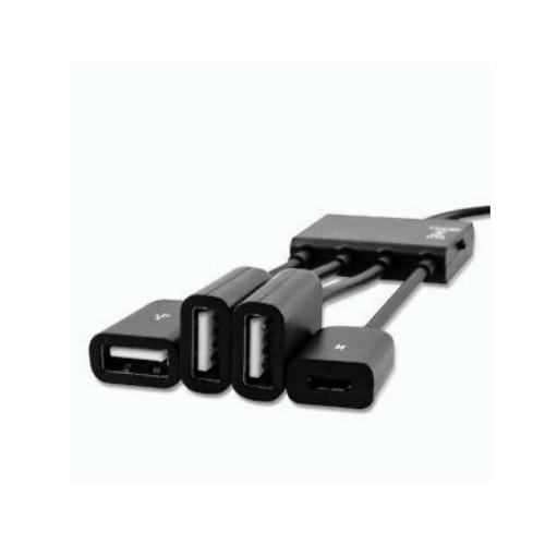 Micro USB OTG Hub Extension Adapter Charging Cable Android Phone Tablet 4 in 1